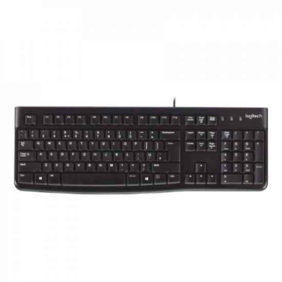 LOGITECH K120 Corded Keyboard black USB (US) | Logitech