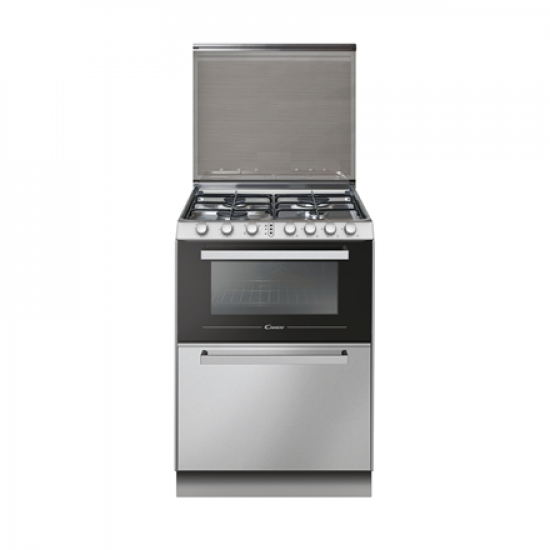 Candy | Oven | TRIO4GXNT/1 | 40 L | Gas | Manual | Knobs | Height 87.5 cm | Width 60 cm | Stainless steel