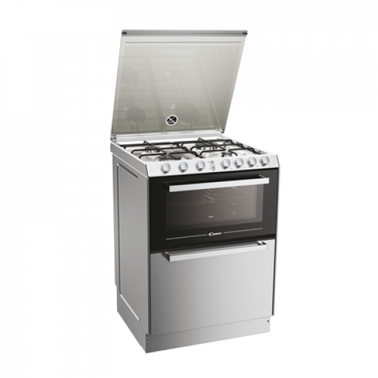 Candy | Oven | TRIO4GXNT/1 | 40 L | Gas | Manual | Knobs | Height 87.5 cm | Width 60 cm | Stainless steel