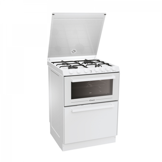 Candy | Oven | TRIO4GWNT/1 | 40 L | Gas | Manual | Knobs | Height 87.5 cm | Width 60 cm | White