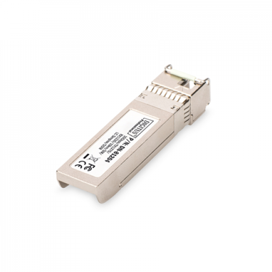 Digitus | 10G SFP+ Module | DN-81204 | Singlemode Fiber | LC Simplex | 10 Mbit/s | Wavelength 1270/1330  nm | Maximum transfer distance 10000 m