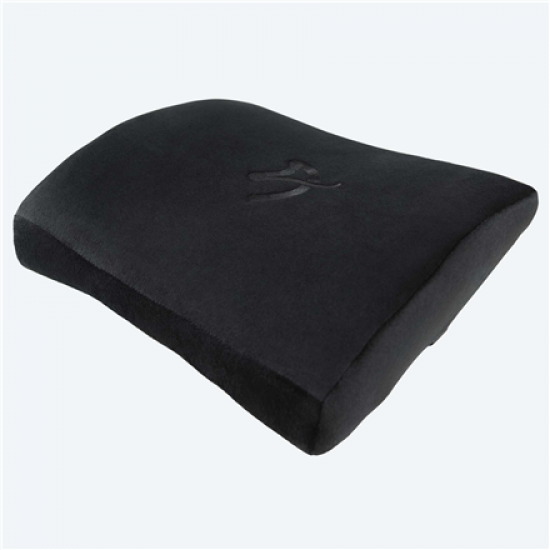 Arozzi Velvet polyester | Lumbar Support Pillow | Black