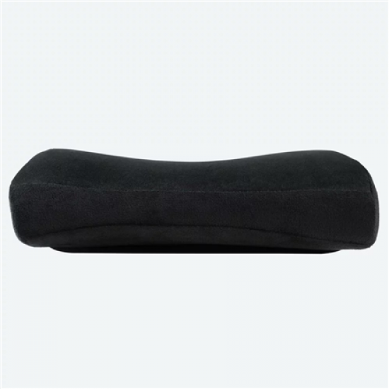 Arozzi Velvet polyester | Lumbar Support Pillow | Black