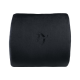 Arozzi Velvet polyester | Lumbar Support Pillow | Black