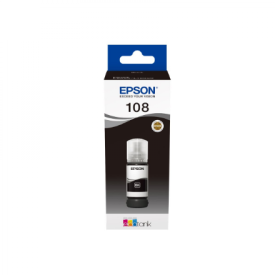 Epson 108 EcoTank | Ink Bottle | Black