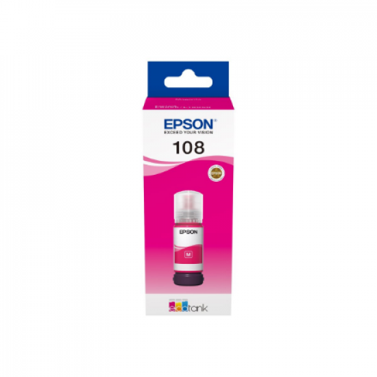 Epson 108 EcoTank | Ink Bottle | Magenta