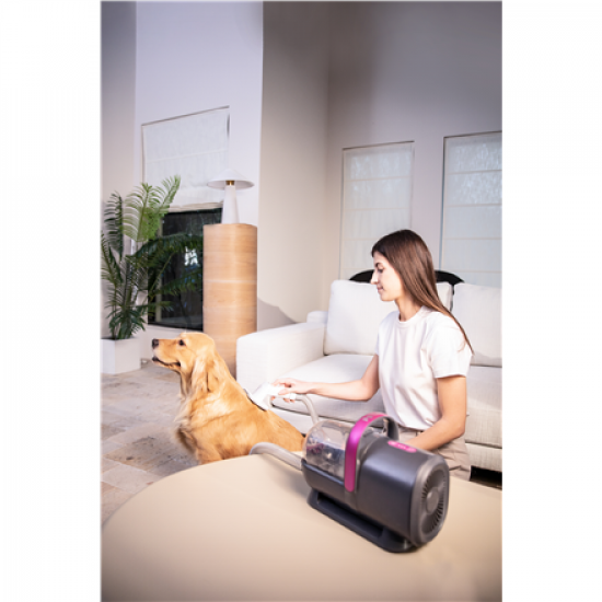 PETKIT | Air Clipper Pet Grooming Vacuum Kit 5in1 | LM4 | Grey/White