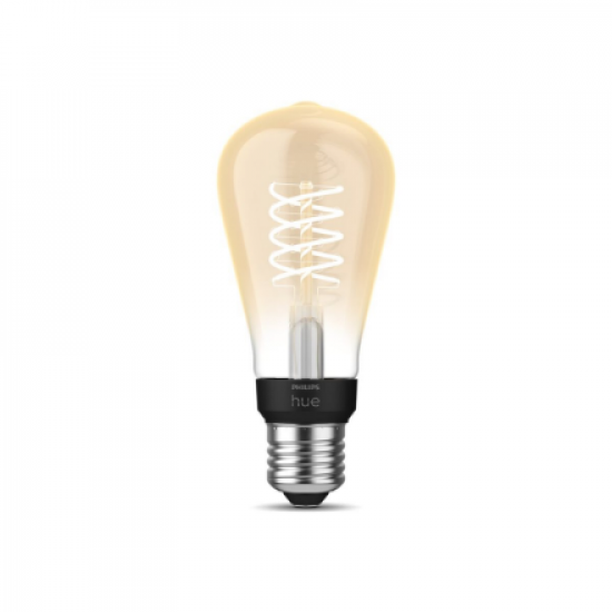 Hue W 7.2W Filament ST64 E27 | E27 | 7 W | Soft white 2100K | Bluetooth and Zigbee