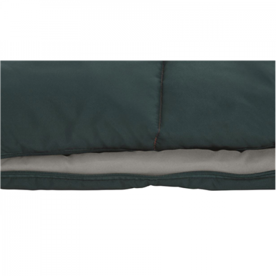 Easy Camp | Moon 200 Double | Sleeping Bag | 220 x 150 cm | 2 way open - auto lock, L-shape | Teal