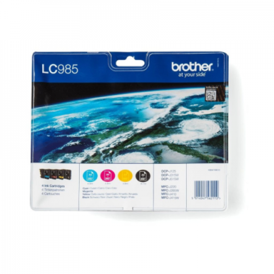 Brother LC985VALBP | Ink cartridge | Magenta, Black, Cyan, Yellow