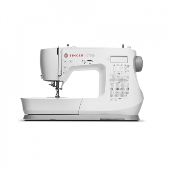 Singer | Sewing Machine | C7205 | Number of stitches 200 | Number of buttonholes 8 | White