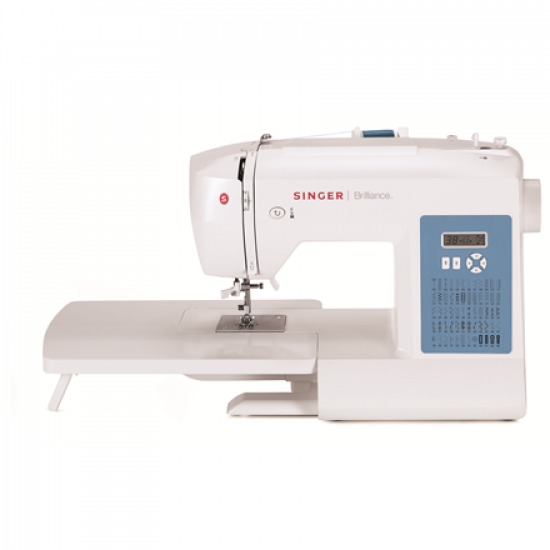 Singer | Sewing Machine | 6160 Brilliance | Number of stitches 60 | Number of buttonholes 6 | White