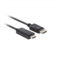 Lanberg | DisplayPort to HDMI Cable | CA-DPHD-11CC-0010-BK | DisplayPort Male | HDMI Male | DP to HDMI | 1 m