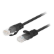 Patch Cord cat. 5E UTP | PCU5-10CC-0750-BK | Wire gauge: 26AWG (7 x 0,16mm) | Black | 7.5 m