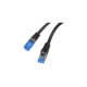 Patch Cord cat. 6 FTP | PCF6A-10CC-0025-BK | S/FTP | S/FTP shielding type – Aluminium braid on wire and each pair foiled additionally. The coating is made of low-smoke and Halogen-free materials (LSZH). Category compliance confirmed by Fluke tester.  Stra