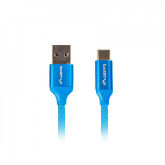 Lanberg | Cable | CA-USBO-21CU-0010-BL | USB-A to USB-C