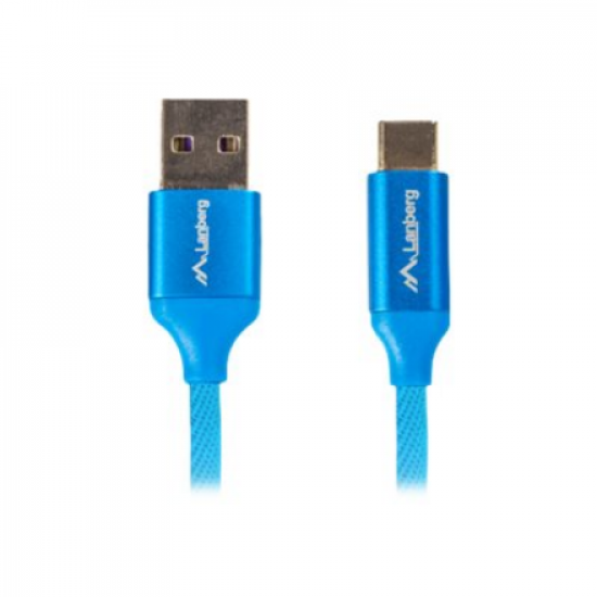 Lanberg | Cable | CA-USBO-21CU-0010-BL | USB-A to USB-C