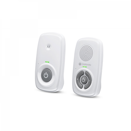 Motorola | Baby Monitor | AM21 | DECT wireless connectivity; High sensitivity microphone; Out-of-range and low battery alerts | White