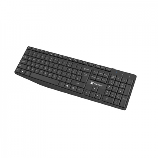 Natec | Keyboard and Mouse | Squid 2in1 Bundle | Keyboard and Mouse Set | Wireless | US | Black | Wireless connection