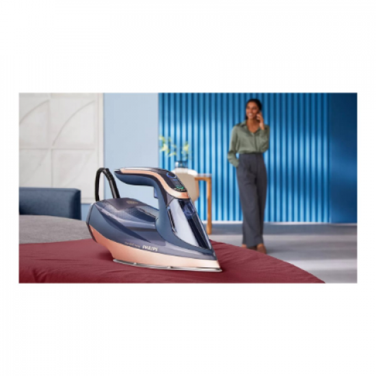 Philips | DST8050/20 Azur | Steam Iron | 3000 W | Water tank capacity 350 ml | Continuous steam 85 g/min | Blue