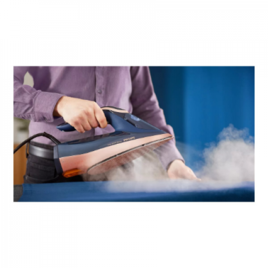 Philips | DST8050/20 Azur | Steam Iron | 3000 W | Water tank capacity 350 ml | Continuous steam 85 g/min | Blue