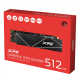 ADATA | XPG Gammix S70 BLADE | 512 GB | SSD form factor M.2 2280 | Solid-state drive interface  PCIe Gen4x4 | Read speed 7400 MB/s | Write speed 2600 MB/s