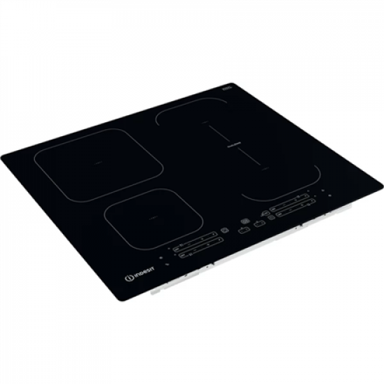 INDESIT | Hob | IB 65B60 NE | Induction | Number of burners/cooking zones 4 | Touch | Timer | Black