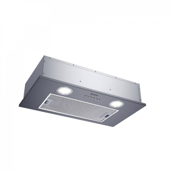 Candy | Hood | CBG625/1X | Canopy | Energy efficiency class C | Width 52 cm | 207 m³/h | Mechanical | LED | Stainless Steel