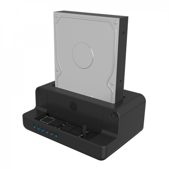 Raidsonic | Icy Box | IB-2914MSCL-C31 Docking and cloning station for M.2 NVMe SSD & 2.5''/3.5'' SATA SSD/HDD