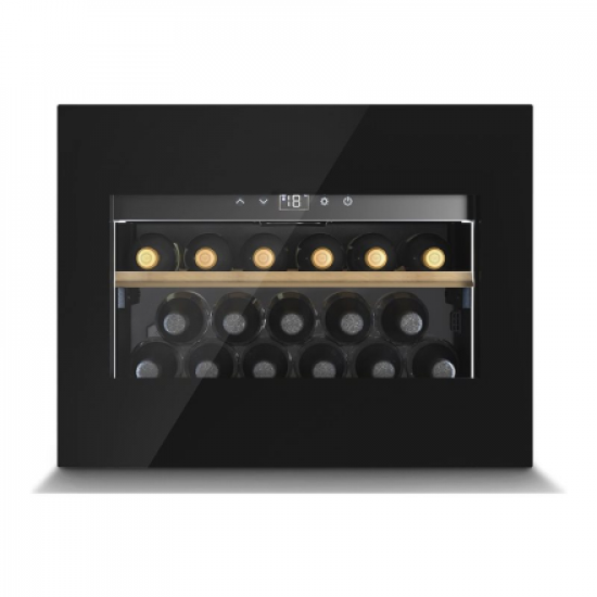 Caso | Wine Cooler | WineDeluxe WD 17 | Energy efficiency class G | Built-in | Bottles capacity 17 | Black