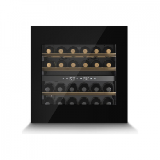 Caso | Wine Cooler | WineDeluxe WD 24 | Energy efficiency class F | Built-in | Bottles capacity 24 | Black