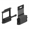 Dell | OptiPlex Micro and Thin Client VESA Mount w/Adapter Bracket | Black