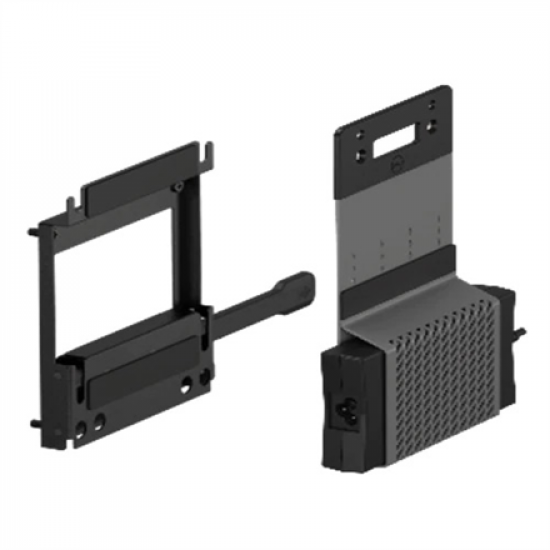 Dell | OptiPlex Micro and Thin Client VESA Mount w/Adapter Bracket | Black