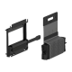 Dell | OptiPlex Micro and Thin Client VESA Mount w/Adapter Bracket | Black
