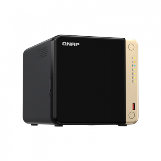 QNAP | 4-Bay desktop NAS | TS-464-8G | Intel Celeron | N5095 4-core | Processor frequency 2.9 GHz | 8 GB