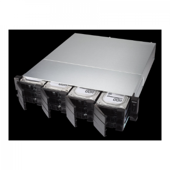 QNAP | 18-Bay 2U NAS | TS-h1886XU-RP-R2-D1622-32G | Up to 18 HDD/SSD Hot-Swap | Intel Xeon | Xeon D-1622 Quad-Core | Processor frequency 2.6 GHz | 32 GB | DDR4