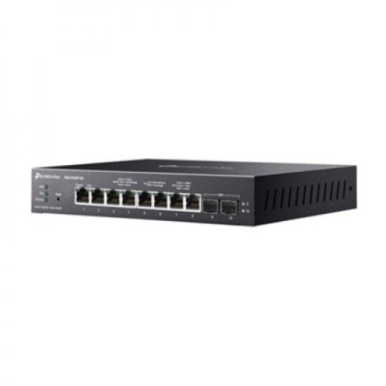 TP-LINK | Omada 8-Port 2.5GBASE-T and 2-Port 10GE SFP+ Smart Switch with 8-Port PoE+ | SG2210XMP-M2 | Managed L2 | Desktop/Rackmountable | 60 month(s)