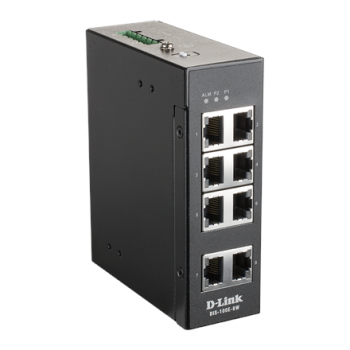 D-Link | Industrial Fast Ethernet Switch | DIS-100E-8W | Unmanaged | Wall mountable