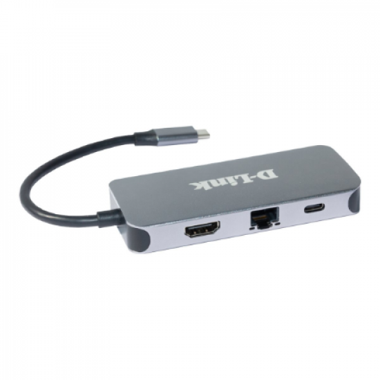 D-LINK DUB-2335 6-in-1 USB-C Hub with HDMI/Gigabit Ethernet/Power Delivery | D-Link | 6-in-1 USB-C Hub with HDMI/Gigabit Ethernet/Power Delivery | DUB-2335 | USB-C Hub | Warranty 24 month(s)