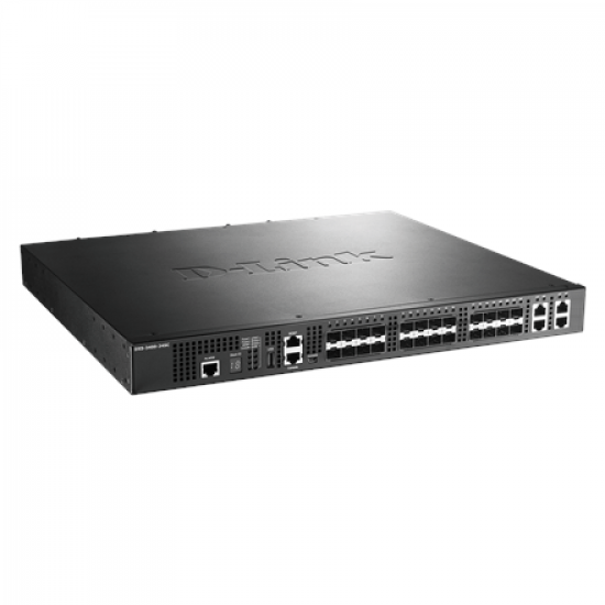 D-Link | 24-Port Gigabit Ethernet Smart Managed Switches | DXS-3400-24SC | Managed L2+ | Desktop | SFP+ ports quantity 24