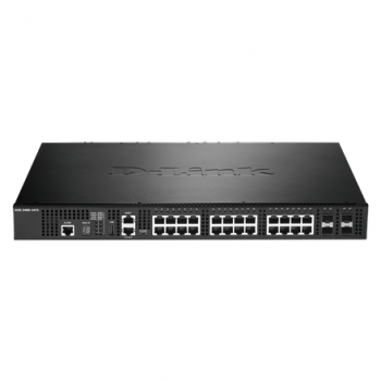 D-Link | 24-Port 10  Gigabit Ethernet Smart Managed Switches | DXS-3400-24TC | Managed L3 | Desktop
