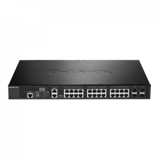 D-Link | 24-Port 10  Gigabit Ethernet Smart Managed Switches | DXS-3400-24TC | Managed L3 | Desktop