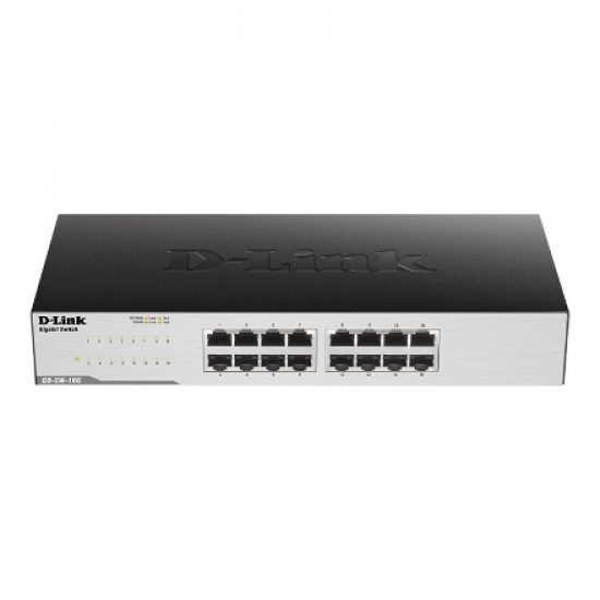 D-Link | 16-Port Gigabit Easy Desktop Switch | GO-SW-16G/E | Unmanaged | Desktop/Rackmountable | 24 month(s)