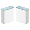 EAGLE PRO AI AX3200 Mesh System | M32-2 (2-pack) | 802.11ax | 2402+300 Mbit/s | 10/100/1000 Mbit/s | Ethernet LAN (RJ-45) ports 2 | Mesh Support Yes | MU-MiMO Yes | No mobile broadband | Antenna type Embedded omni-directional antennas