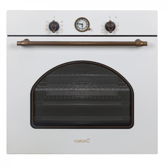 CATA | Oven | MRA 7108 WH | 60 L | Multifunctional | Manual | Knobs | Height 59.5 cm | Width 59.5 cm | White Glass