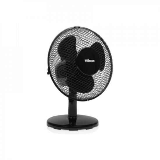 Tristar | Desk fan | VE-5722 | Desk fan | Black | Diameter 23 cm | Number of speeds 2 | Oscillation | 30 W