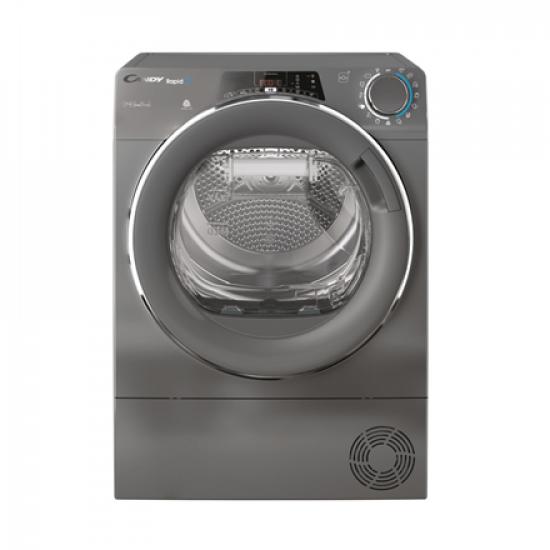 Candy | Dryer Machine | RO4 H7A2TCERX-S | Energy efficiency class E | Front loading | 7 kg | TFT | Depth 46.5 cm | Wi-Fi | Grey