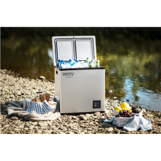 Camry | Portable refrigerator with compressor | CR 8076 | Free standing | Chest | Height 54.8 cm | Display | 40 dB | Grey