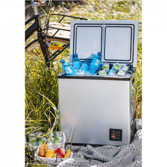 Camry | Portable refrigerator with compressor | CR 8076 | Free standing | Chest | Height 54.8 cm | Display | 40 dB | Grey