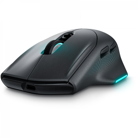 Dell | Gaming Mouse | AW620M | Wired/Wireless | USB-A | Dark Side of the Moon